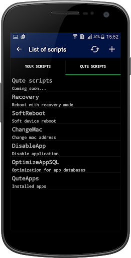 Qute: Terminal emulator - عکس برنامه موبایلی اندروید