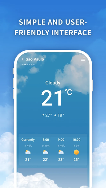 Weather - عکس برنامه موبایلی اندروید