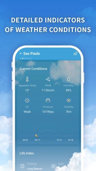 Weather - عکس برنامه موبایلی اندروید