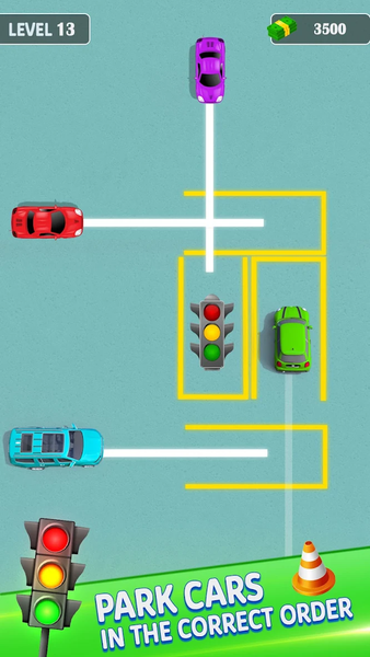 Car Parking Order Car Games - عکس برنامه موبایلی اندروید