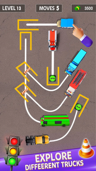 Car Parking Order Car Games - عکس برنامه موبایلی اندروید