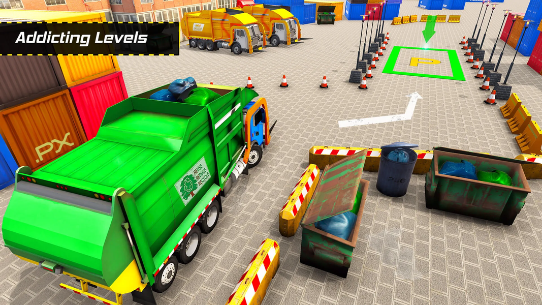 Garbage Truck Parking Games - عکس بازی موبایلی اندروید