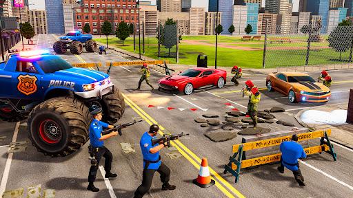 Police Monster Truck Games 3D - عکس برنامه موبایلی اندروید