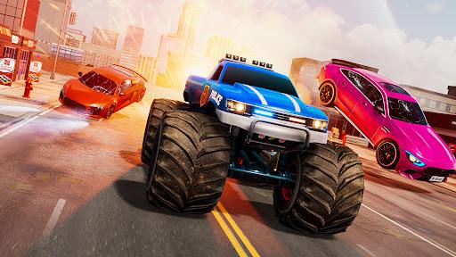 Police Monster Truck Games 3D - Image screenshot of android app
