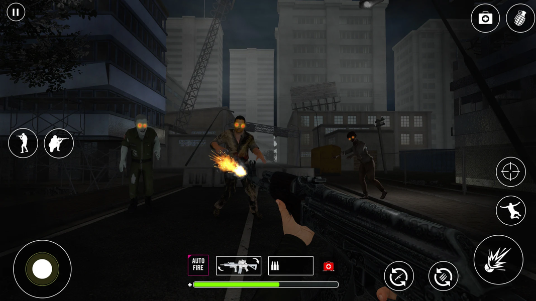 Zombie Shooting Games offline - Gameplay image of android game