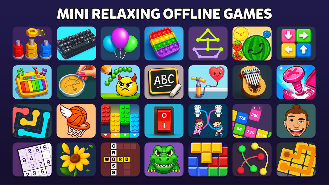 Mini Relaxing - Offline Games - Gameplay image of android game
