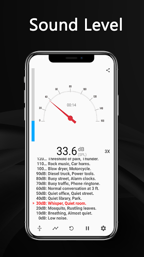 Sound Meter – Noise Meter - عکس برنامه موبایلی اندروید
