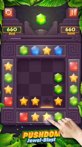 Pushdom - Jewel Blast - Gameplay image of android game