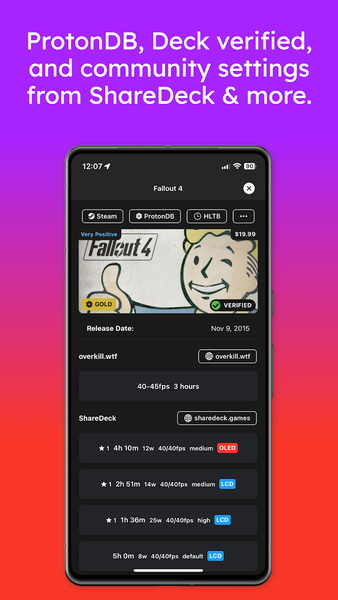 DeckSettings - عکس برنامه موبایلی اندروید