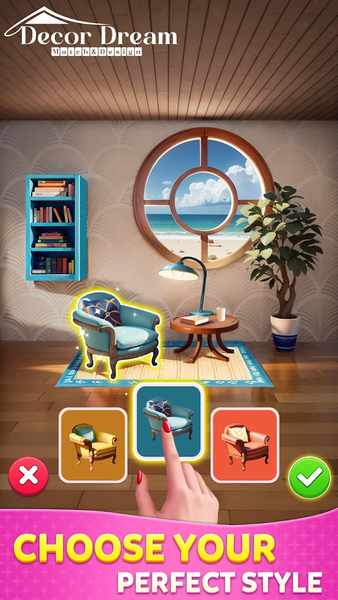 Decor Dream: Match & Design - عکس بازی موبایلی اندروید