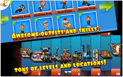 Running Fred - Gameplay image of android game