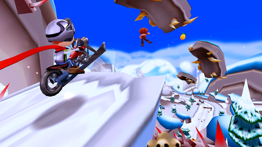Skiing Fred - Gameplay image of android game