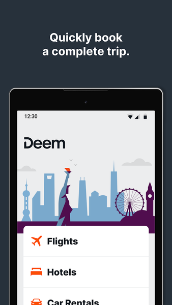 Deem for business travel - عکس برنامه موبایلی اندروید