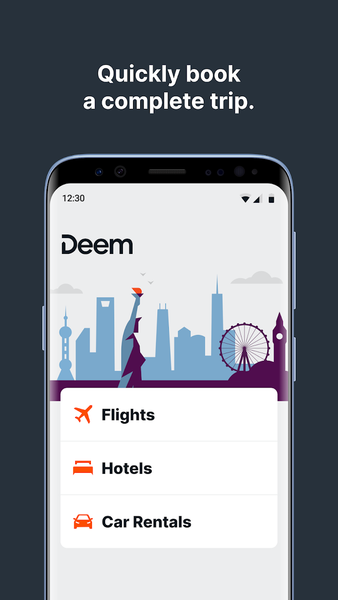 Deem for business travel - Image screenshot of android app