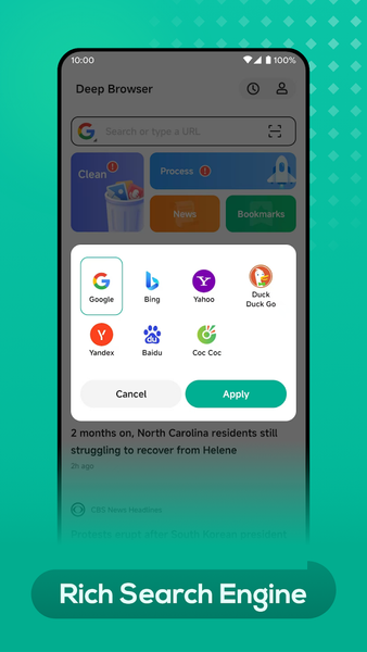Aura Browser - عکس برنامه موبایلی اندروید