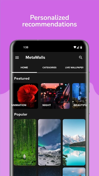 MetaWalls - عکس برنامه موبایلی اندروید