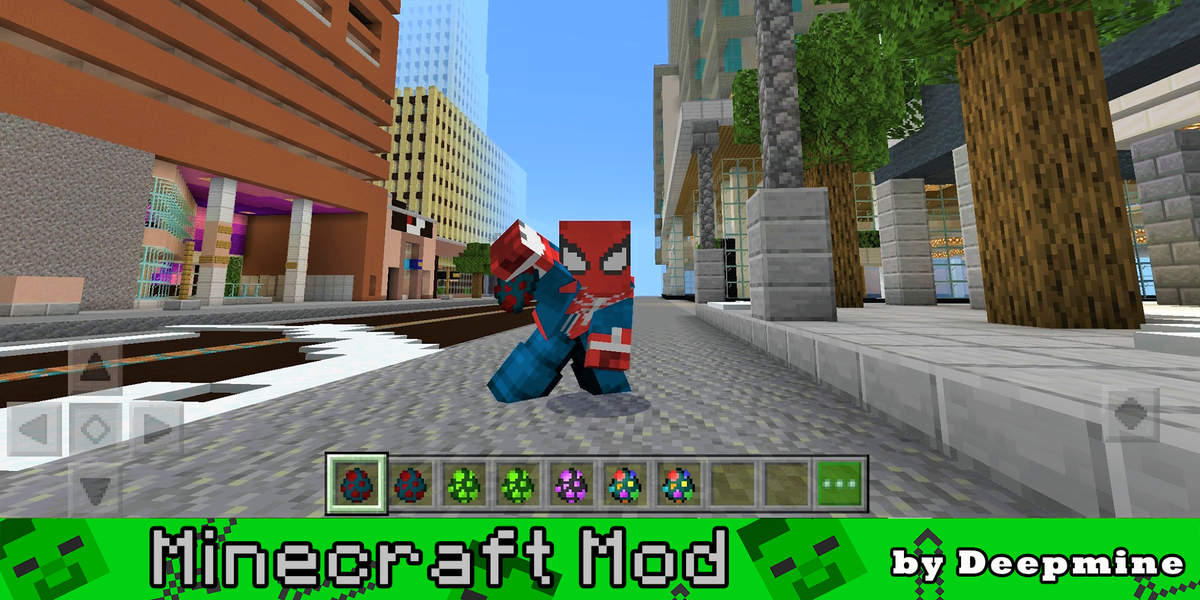 Spider-Man Minecraft Mod - عکس بازی موبایلی اندروید