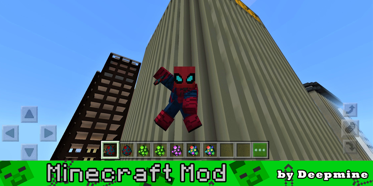 Spider-Man Minecraft Mod - عکس بازی موبایلی اندروید