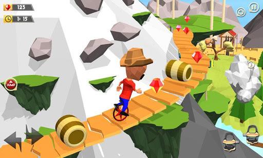 One Wheel Cycle Riding Game - Image screenshot of android app