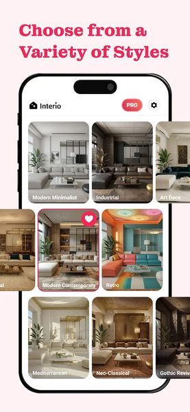 AI Interior Design - Interio - عکس برنامه موبایلی اندروید
