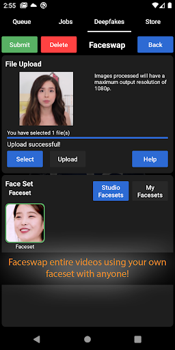 Deepfake Studio - Image screenshot of android app