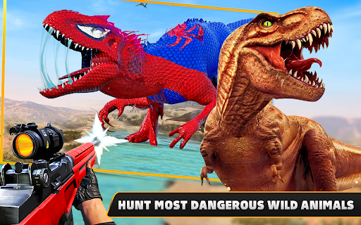 Animal Hunter:Dino Shooting - Gameplay image of android game