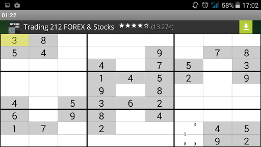 Sudoku - Gameplay image of android game