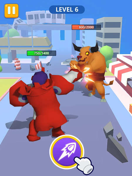 Robot Battle-Defend City - عکس بازی موبایلی اندروید