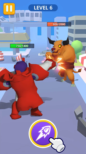 Robot Battle-Defend City - عکس بازی موبایلی اندروید