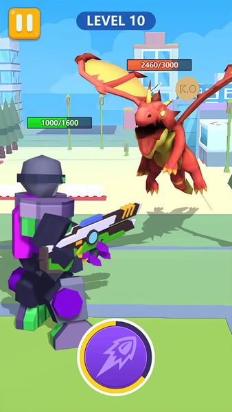 Robot Battle-Defend City - عکس بازی موبایلی اندروید