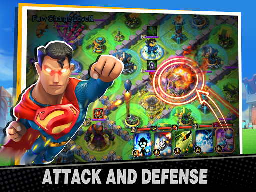 Age of Superheroes: Top War with Walking Dead - Gameplay image of android game