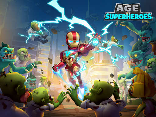 Age of Superheroes: Top War with Walking Dead - Gameplay image of android game