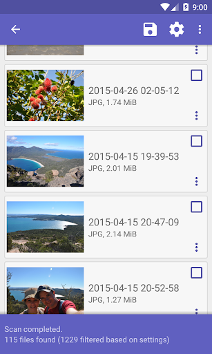 DiskDigger photo recovery - Image screenshot of android app
