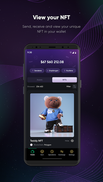 Slavi: DeFi Crypto Wallet - Image screenshot of android app