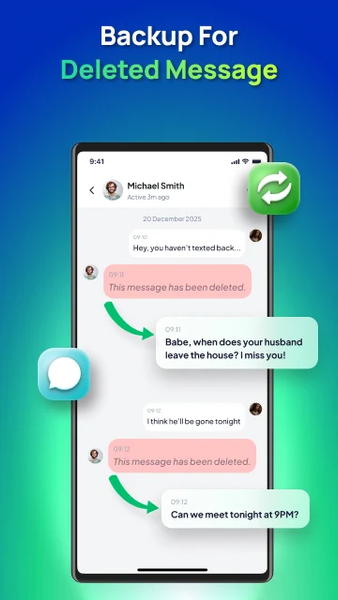 Recover Deleted Messages App - Image screenshot of android app