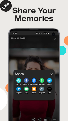 Degoo Lite: ۲۰ GB Cloud Drive - عکس برنامه موبایلی اندروید