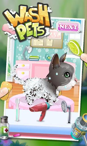 Wash Pets - kids games - Gameplay image of android game