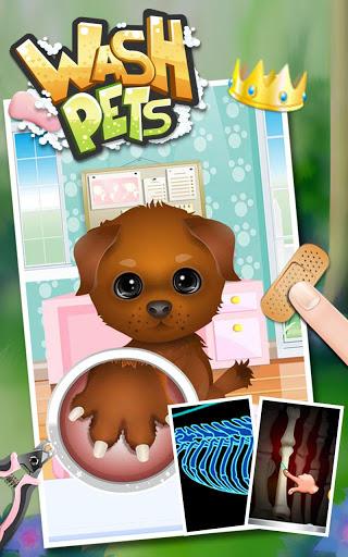 Wash Pets - kids games - Gameplay image of android game