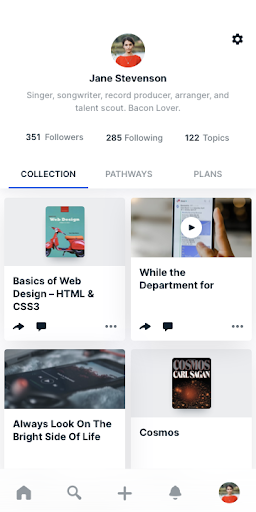 Degreed - Daily Learning Habit - Image screenshot of android app
