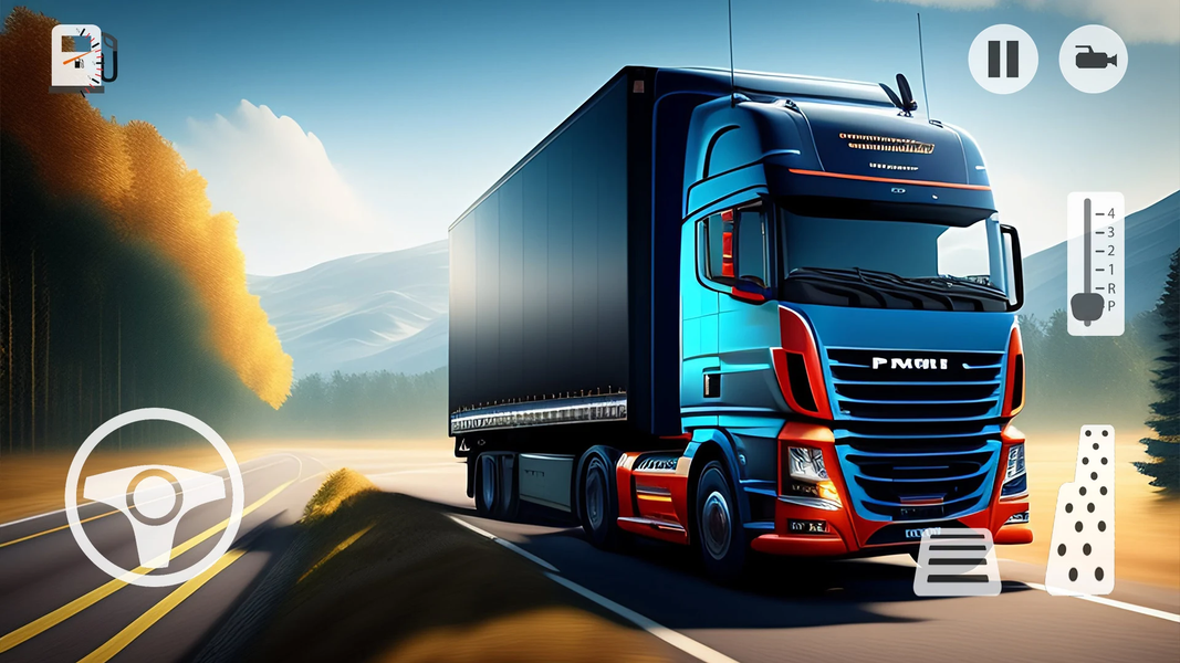 Truck Simulator Drive Europe - Gameplay image of android game