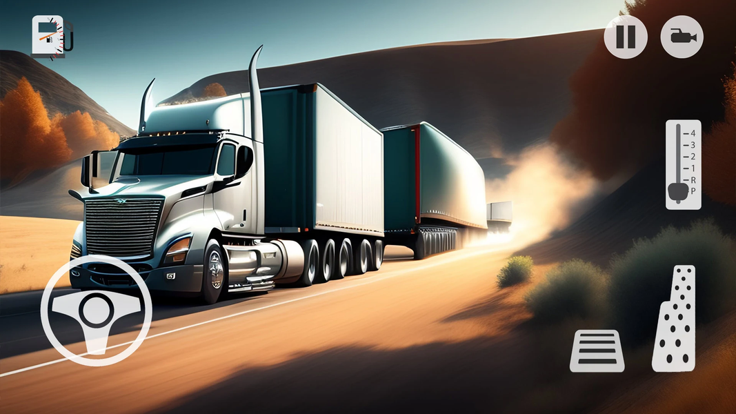 Truck Simulator Drive Europe - Gameplay image of android game