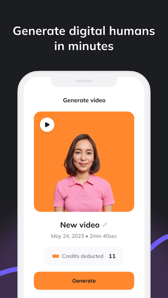D-ID: AI Video Generator - عکس برنامه موبایلی اندروید