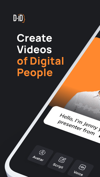 D-ID: AI Video Generator - عکس برنامه موبایلی اندروید