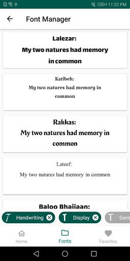 Font Manager for Huawei/Honor - Image screenshot of android app