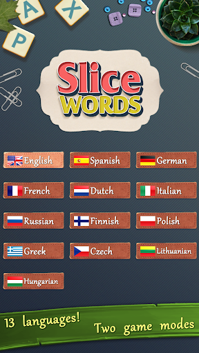 Slice Words - Gameplay image of android game