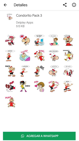 Condorito Stickers - Wasticker - Image screenshot of android app