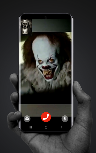 call pennywise at 3 a.m prank - Image screenshot of android app