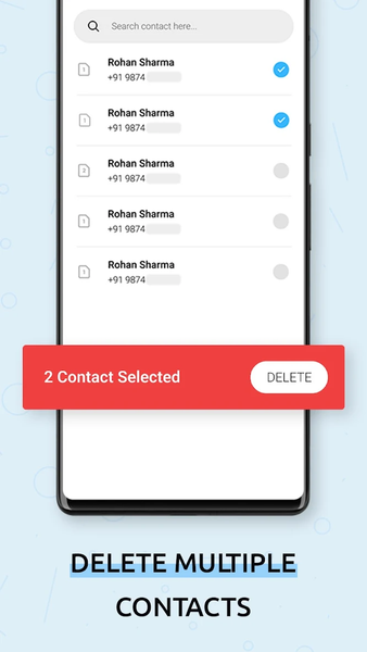 Delete Multi Contacts - Merge - Image screenshot of android app