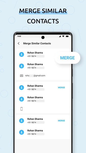 Delete Multi Contacts - Merge - Image screenshot of android app