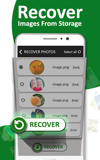 Data recovery for media files – storage recovery - عکس برنامه موبایلی اندروید